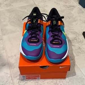 Nike Kids' Purple and Blue Sneakers